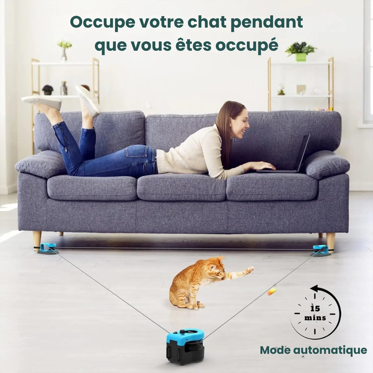 EasyPaw™ Jouet de Poursuite Pour Chat
